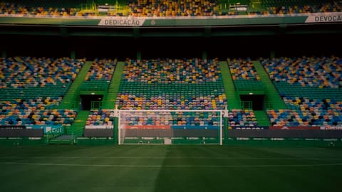 Porteria estadi de futbol
